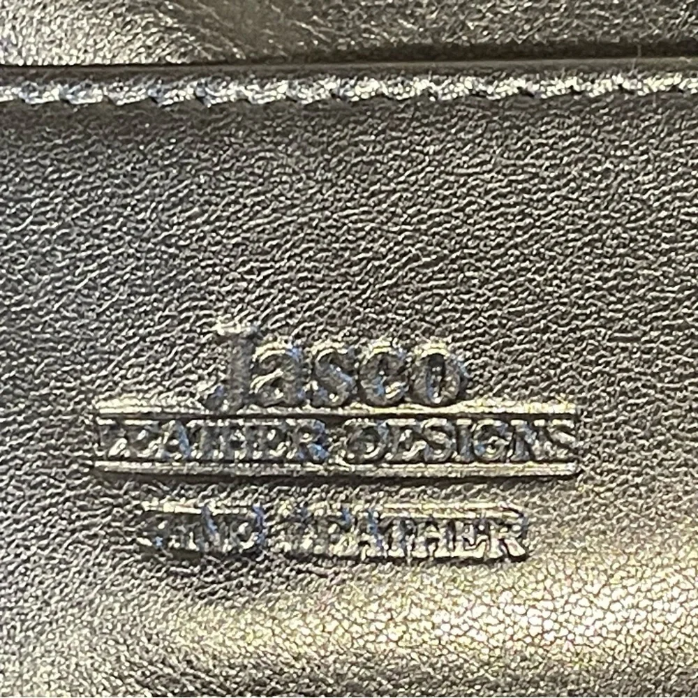 Jasco Leather Design leather folder zipper around closure